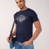 Men Brand Print Regular Fit Crew-Neck T-Shirt - Lee Cooper