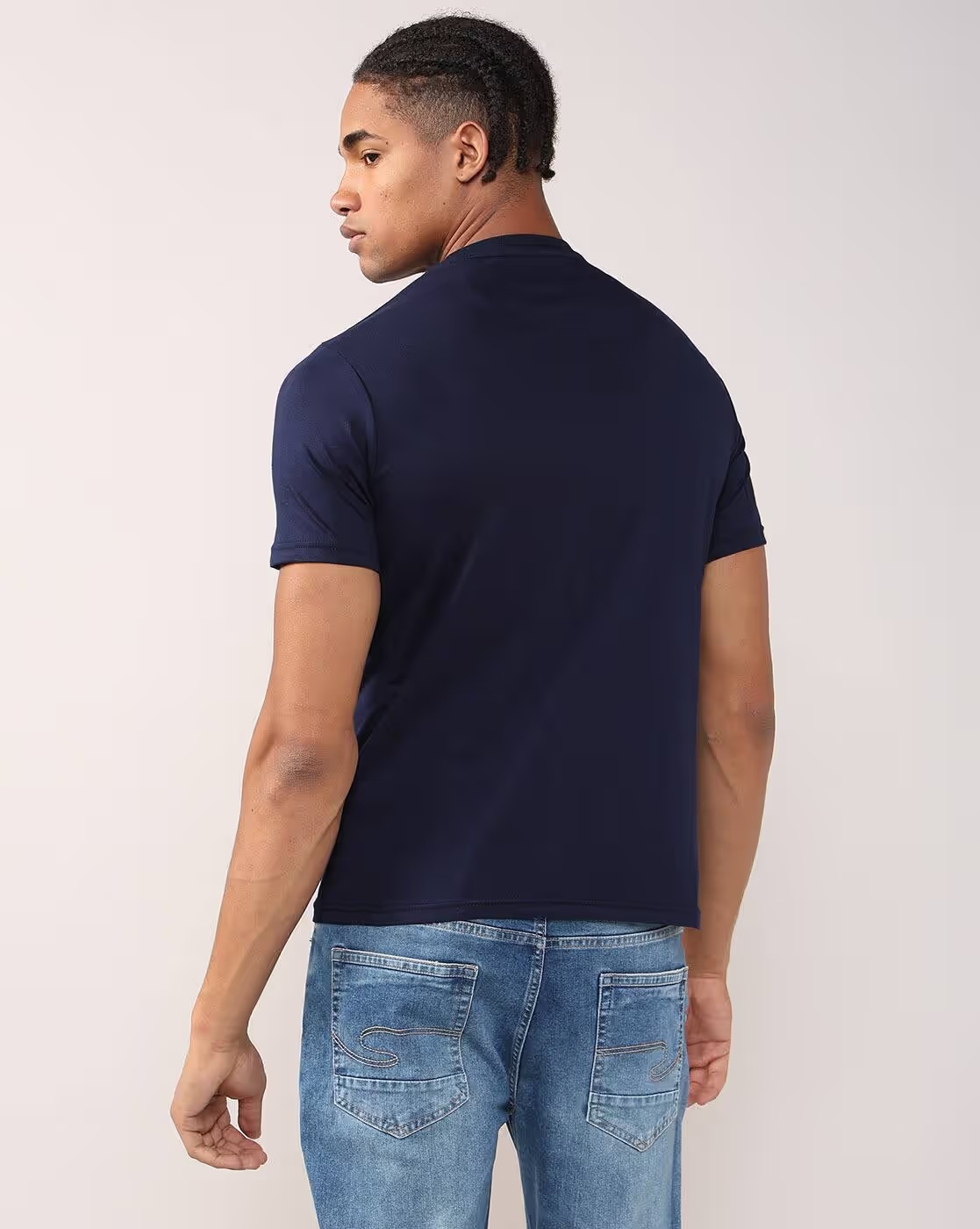Men Brand Print Regular Fit Crew-Neck T-Shirt - Lee Cooper