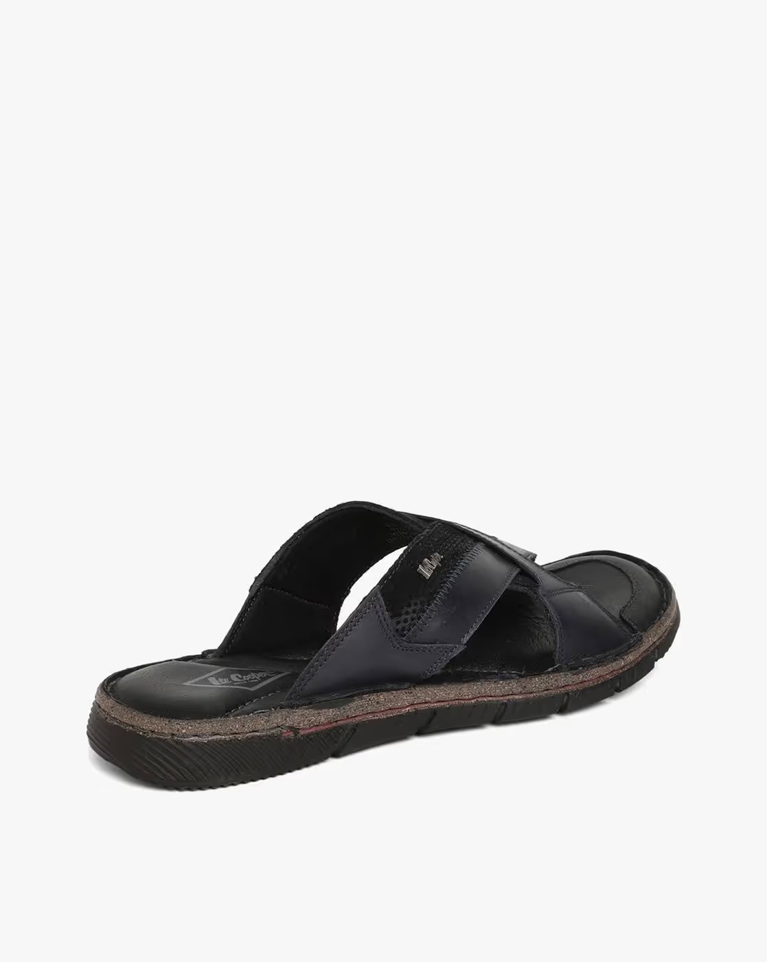 Criss-Cross Strap Slip-On Sandals - Lee Cooper