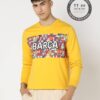 Men FC Barcelona Printed Regular Fit Sweatshirt - PERFORMAX Yellow