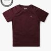 Boys Crew-Neck T-Shirt with Raglan Sleeves - PERFORMAX Maroon