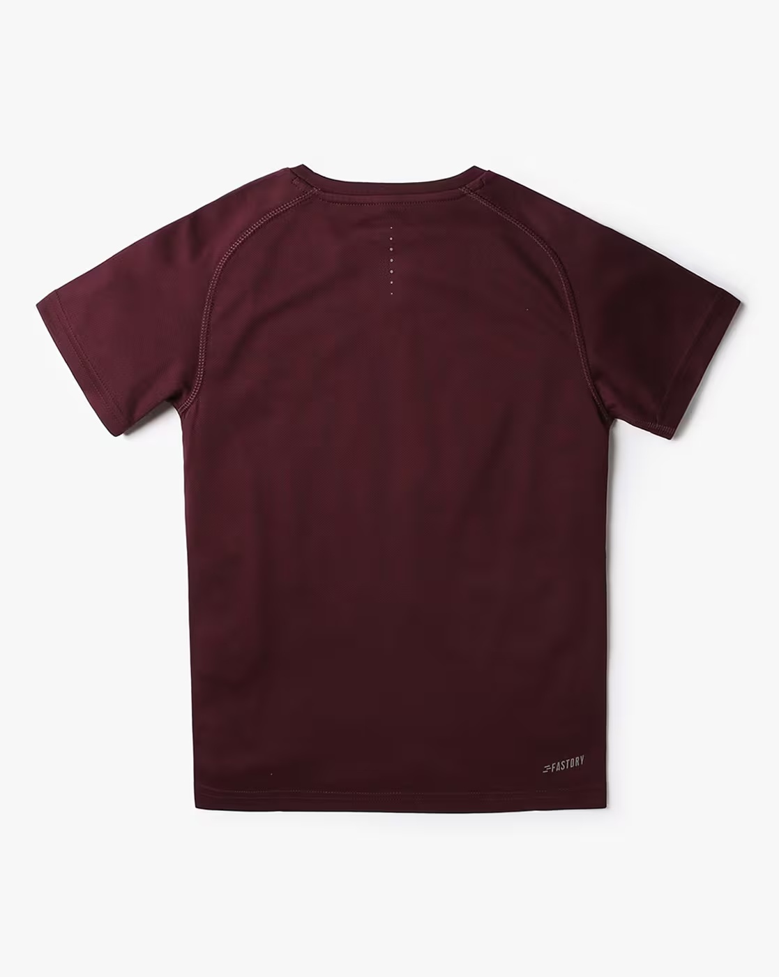 Boys Crew-Neck T-Shirt with Raglan Sleeves - PERFORMAX Maroon