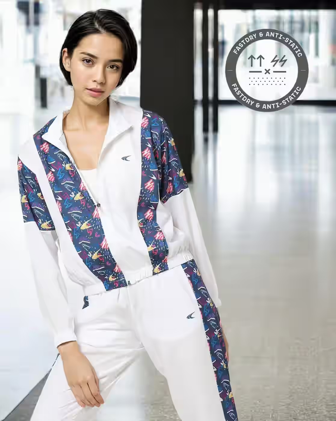 Women Printed Relaxed Fit Jacket - PERFORMAX