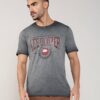 Men Brand Print Regular Fit Crew-Neck T-Shirt - Lee Cooper