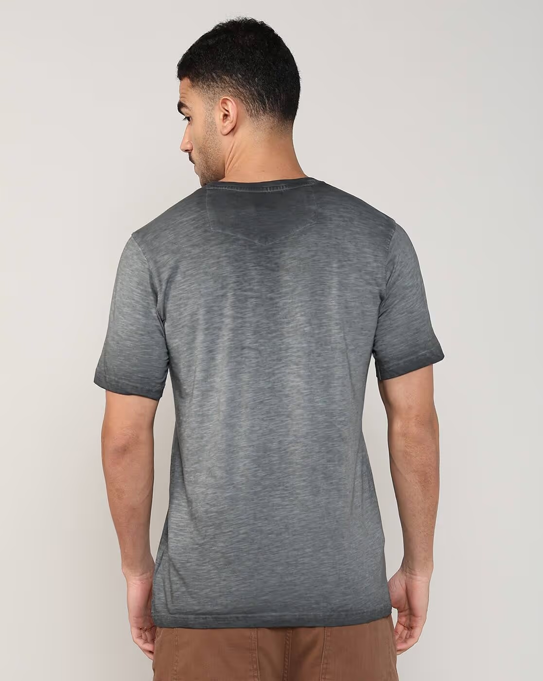 Men Brand Print Regular Fit Crew-Neck T-Shirt - Lee Cooper