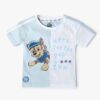 Boys Paw Patrol Print Relaxed Fit Round-Neck T-Shirt - PLAYDAY Multicoloured