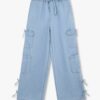 Girls Mid-Rise Flared Culottes - RIO GIRLS Bue