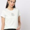 Printed Slim Fit Round-Neck T-Shirt - DNMX Mint Green