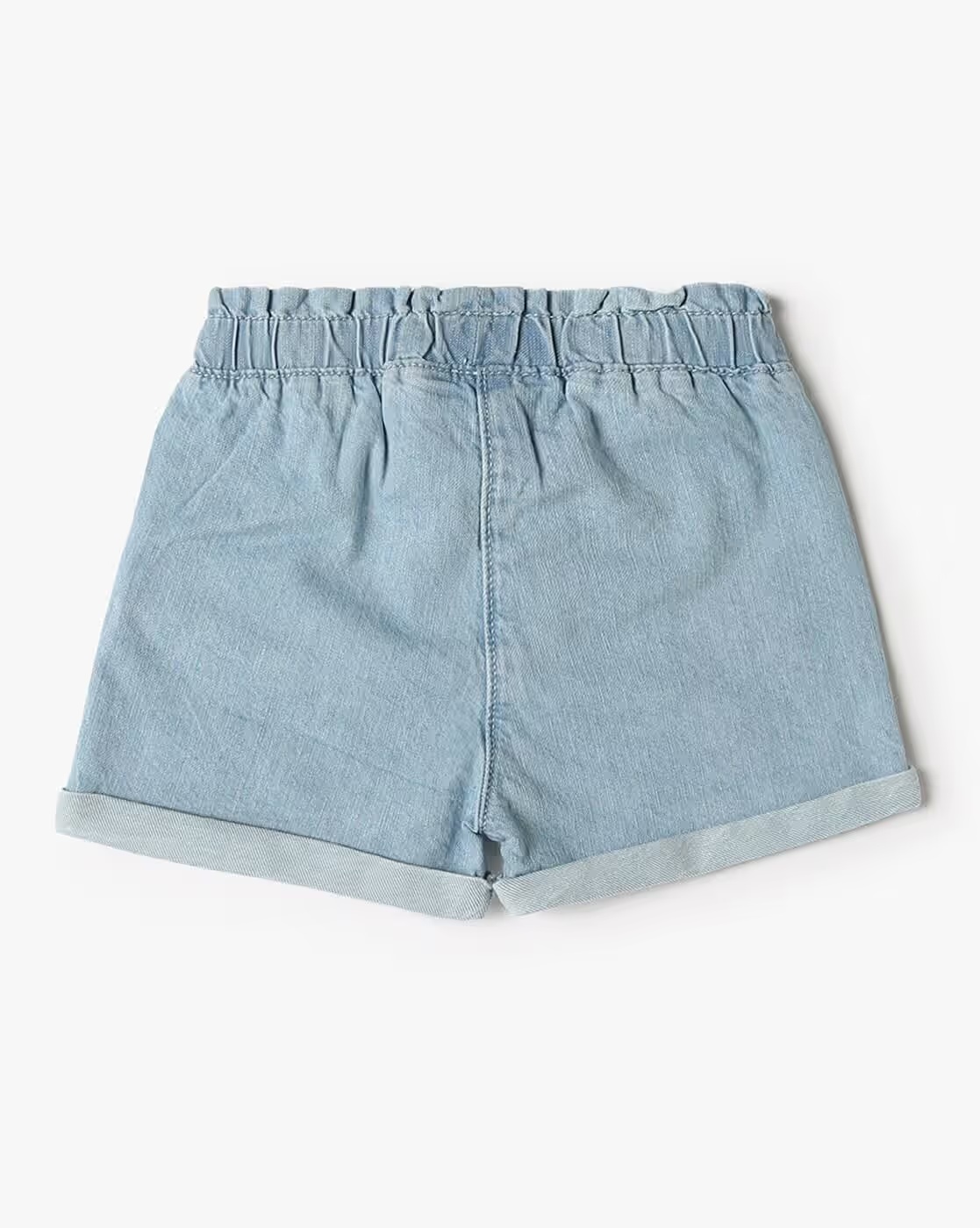 Girls Distressed Regular Fit Shorts - INF FRENDZ Blue