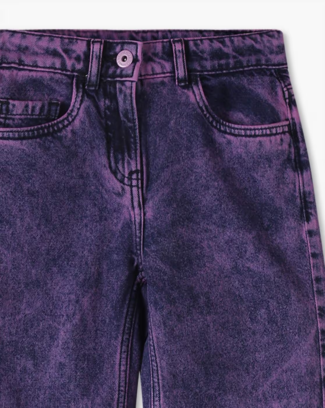 Girls Washed Straight Fit Jeans - KG FRENDZ