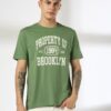 Men Typographic Print Regular Fit Cotton Crew-Neck T-Shirt - DNMX