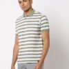 Regular Fit Striped Polo T-Shirt - NETPLAY Green