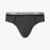 Brand-Knit Wasitband Briefs - NETPLAY Grey