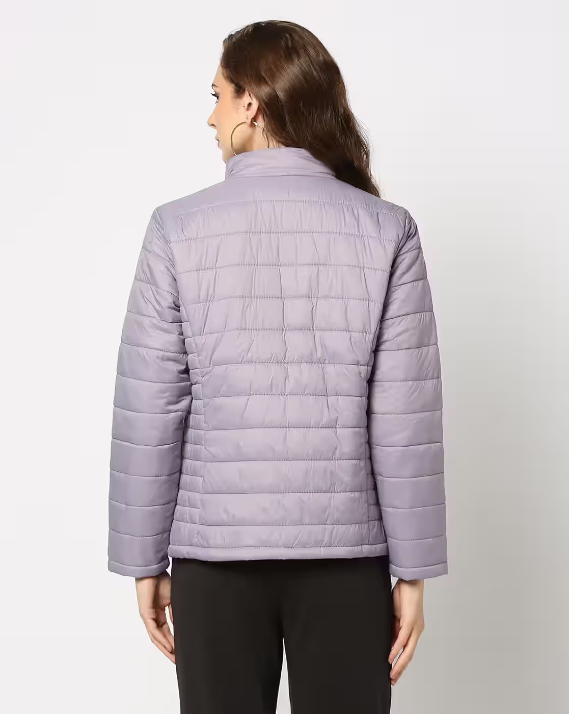 Women Quilted Relaxed Fit Puffer Jacket - Teamspirit