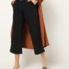 Panelled Culotte Jeans with Waist Belt - DNMX