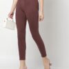 Cotton Skinny Fit Pants - FIG