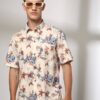 Men Floral Print Relaxed Fit Shirt - JOHN PLAYERS JEANS Multicoloured
