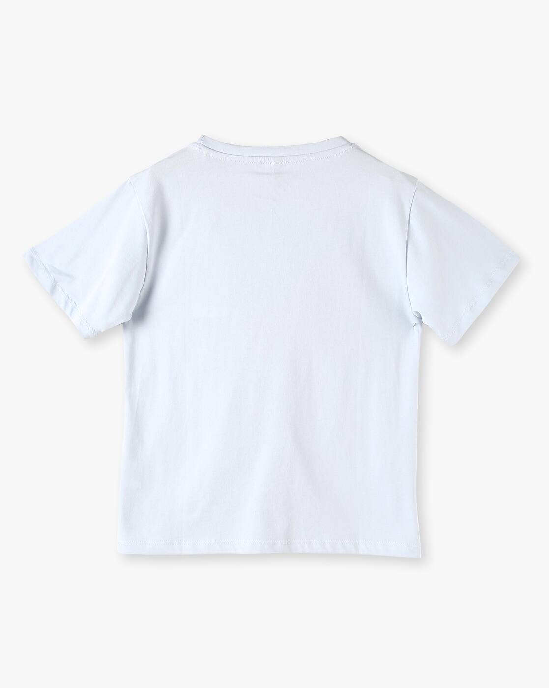 Girls Embellished Regular Fit Round-Neck T-Shirt - RIO GIRLS Blue