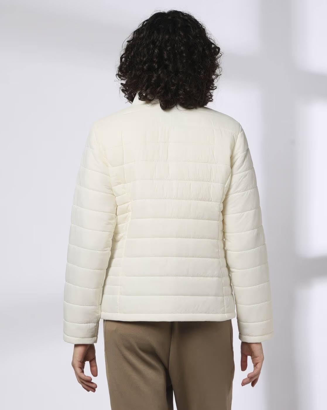 Women Quilted Relaxed Fit Puffer Jacket - Teamspirit