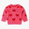 Infants Heart Fur Round-Neck Sweater - INF FRENDZ