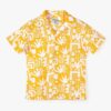 Boys All-Over Print Relaxed Fit Cotton Shirt - Lee Cooper Orange