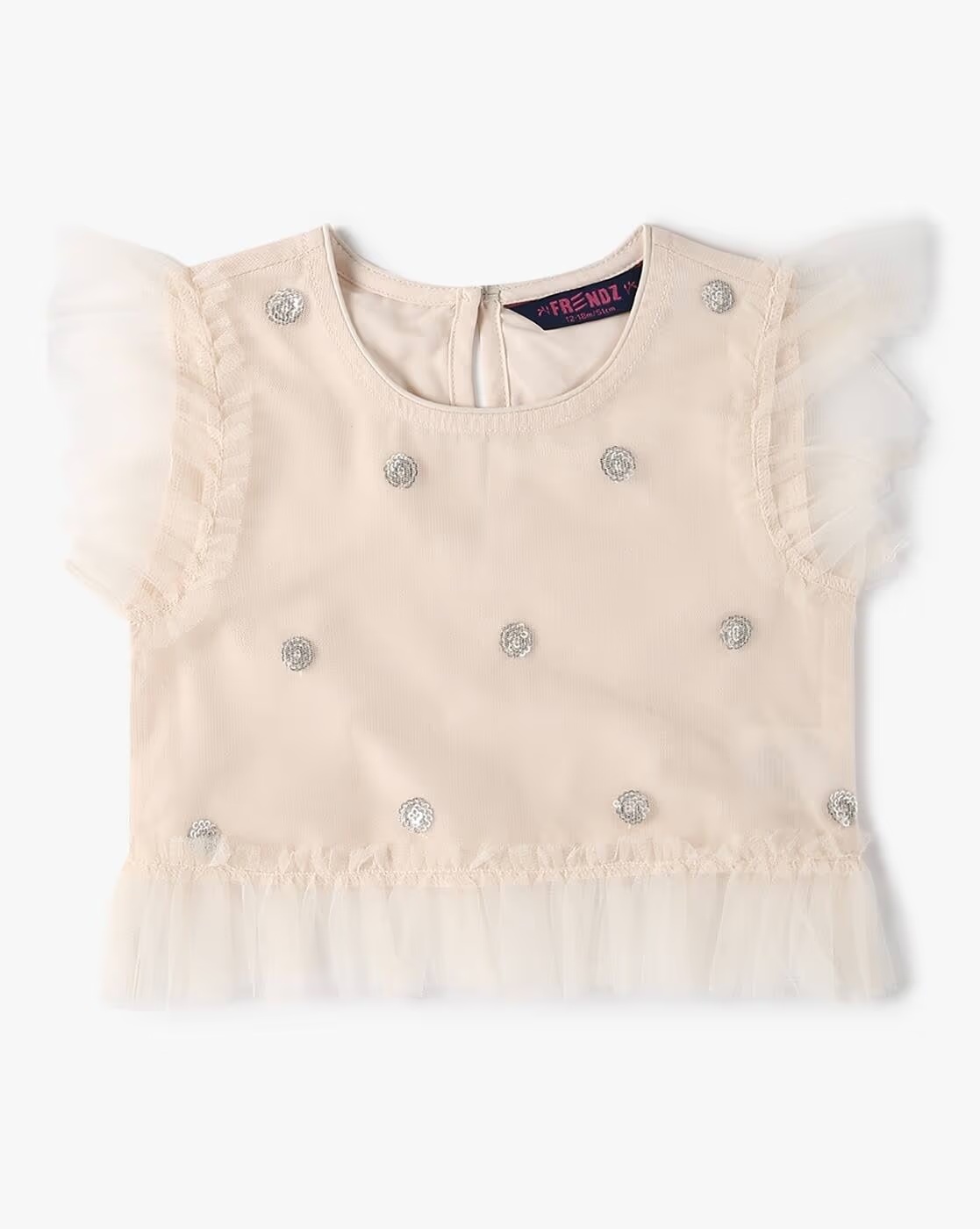 Girls Embellished Flared Lenhenga & Choli Set - INF FRENDZ