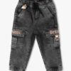 Boys Lightly Washed Joggers Jeans - INF FRENDZ Grey