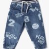 Boys All-Over Print Jogger Jeans - INF FRENDZ Blue