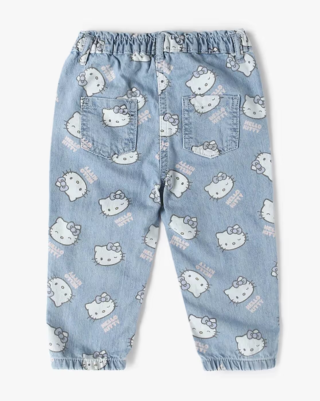 Girls All-Over Print Joggers Jeans - INF FRENDZ Blue