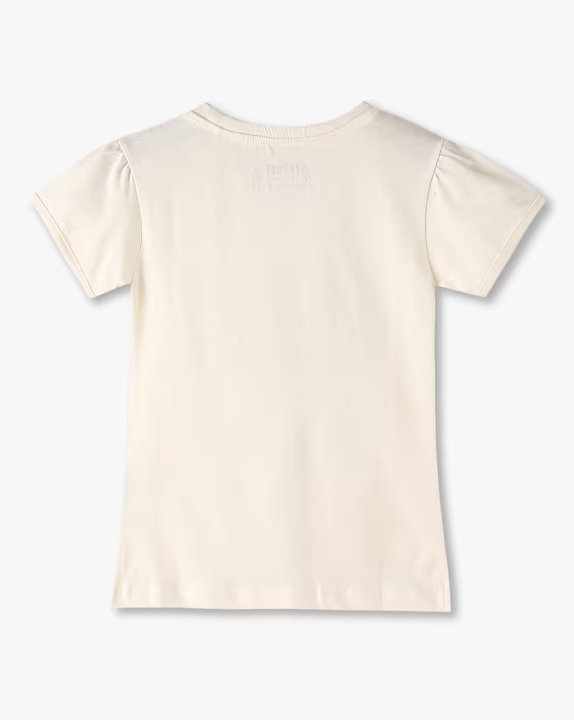 Girls Bloom Floral Print Regular Fit Round-Neck T-Shirt - KG FRENDZ Off White
