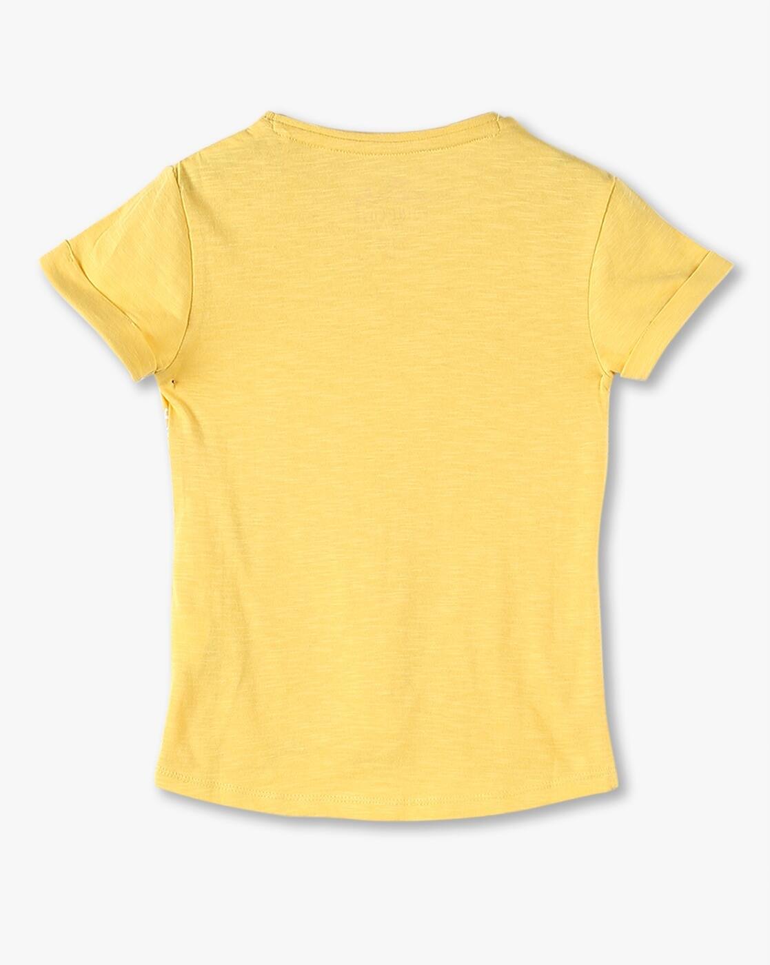 Girls Cherokee Print Slim Fit Round-Neck T-Shirt - POINT COVE