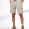 Men Monogram All-Over Print Regular Fit Shorts - Teamspirit