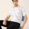 Men All-Over Print Regular Fit Shirt with Patch Pocket - Lee Cooper