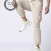Men Relaxed Fit Cargo Joggers - PERFORMAX Beige