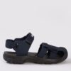 Men Multistrap Sandals with Velcro Fastening - Lee Cooper Navy Blue