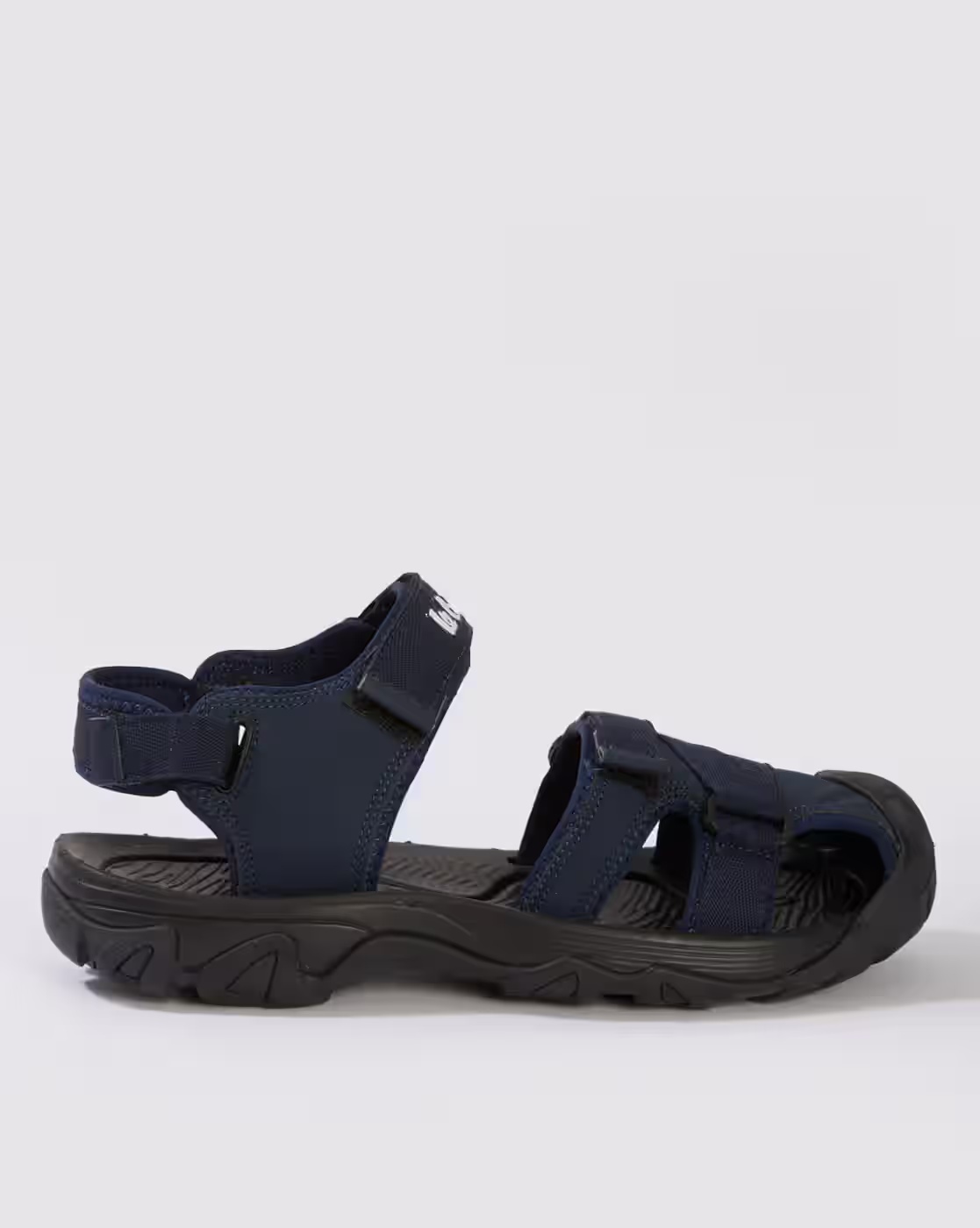 Men Multistrap Sandals with Velcro Fastening - Lee Cooper Navy Blue