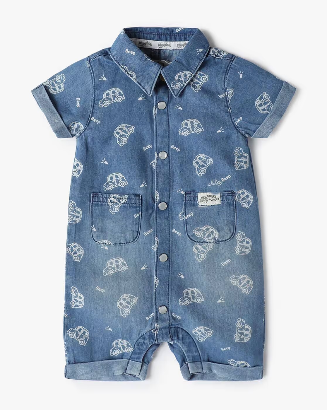 Boys Printed Rompers - PLAYDAY