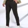 Men Banswara Cropped Fit Flat-Front Chinos - NETPLAY Olive