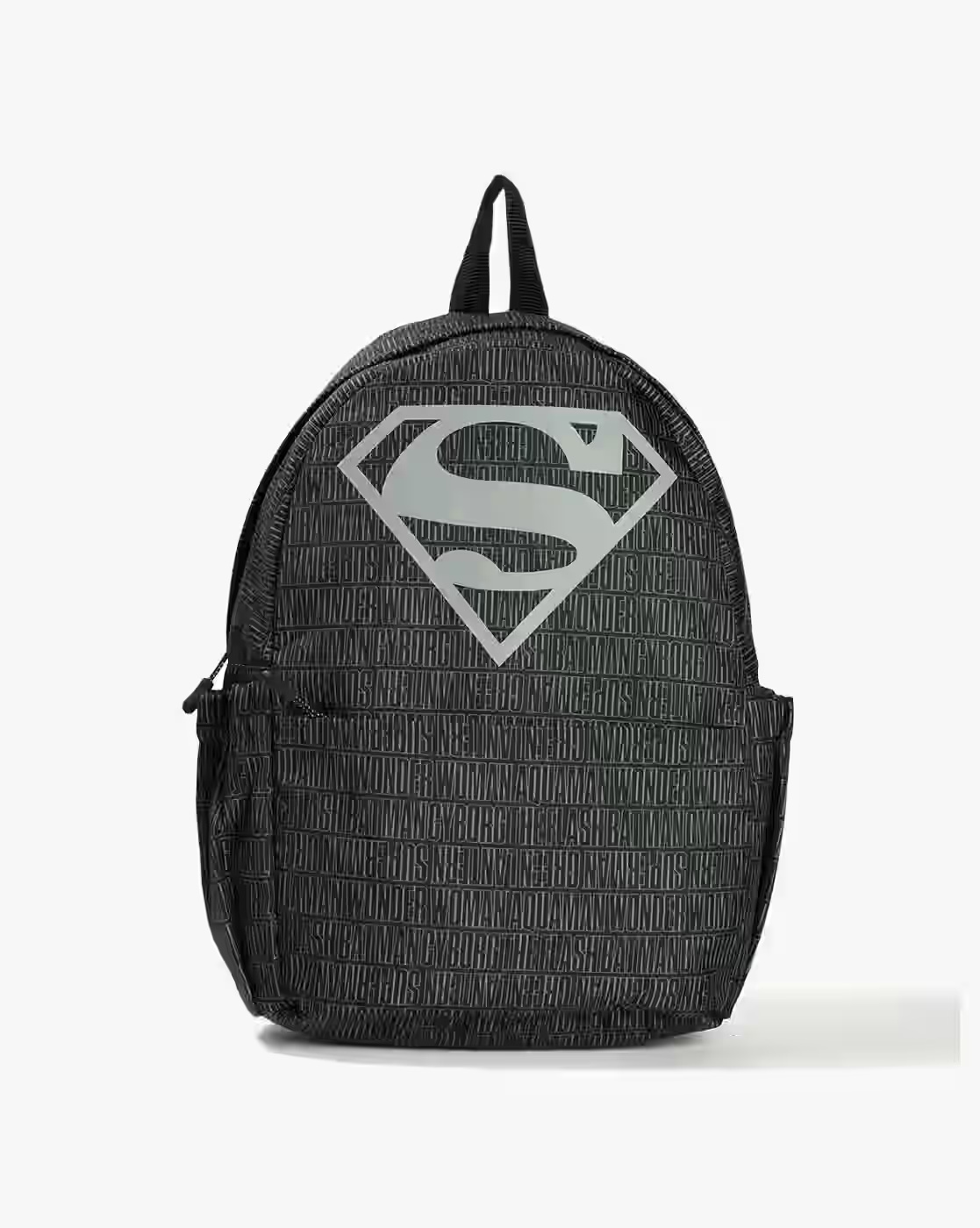 Boys Brand Print Backpack with Adjustable Straps - YB DNMX Black