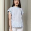 Women Patterned Regular Fit Top - DNMX