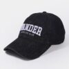 Men 3D Embroidered Denim Washed Cap - DNMX