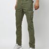 Slim Fit Cargo Pants - DNMX Olive