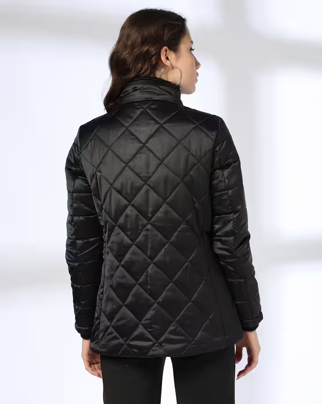 Women Quilted Regular Fit Jacket - DNMX