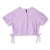 Girls Crinkled Relaxed Fit Top - RIO GIRLS Lilac