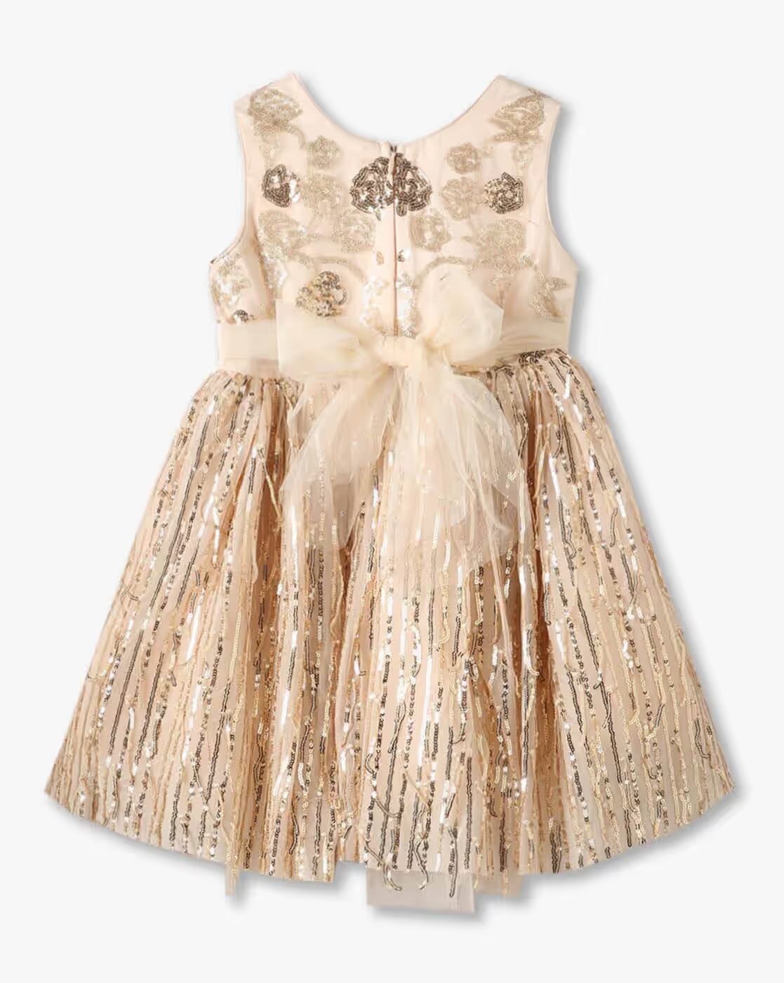 Girls Embellished Fit & Flare Dress - KG FRENDZ
