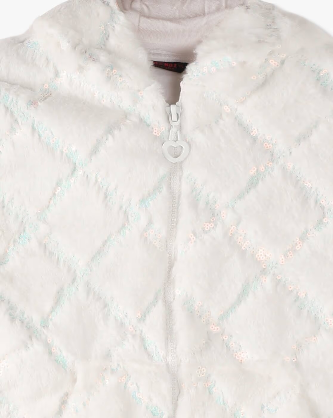Girls Quilted Regular Fit Zip-Front Jacket - KG FRENDZ