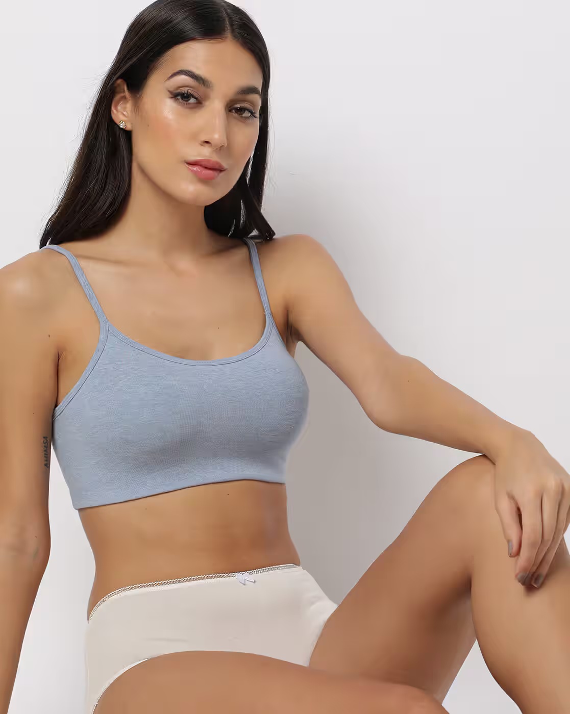 Cami Bra with Adjustable Straps - FIG