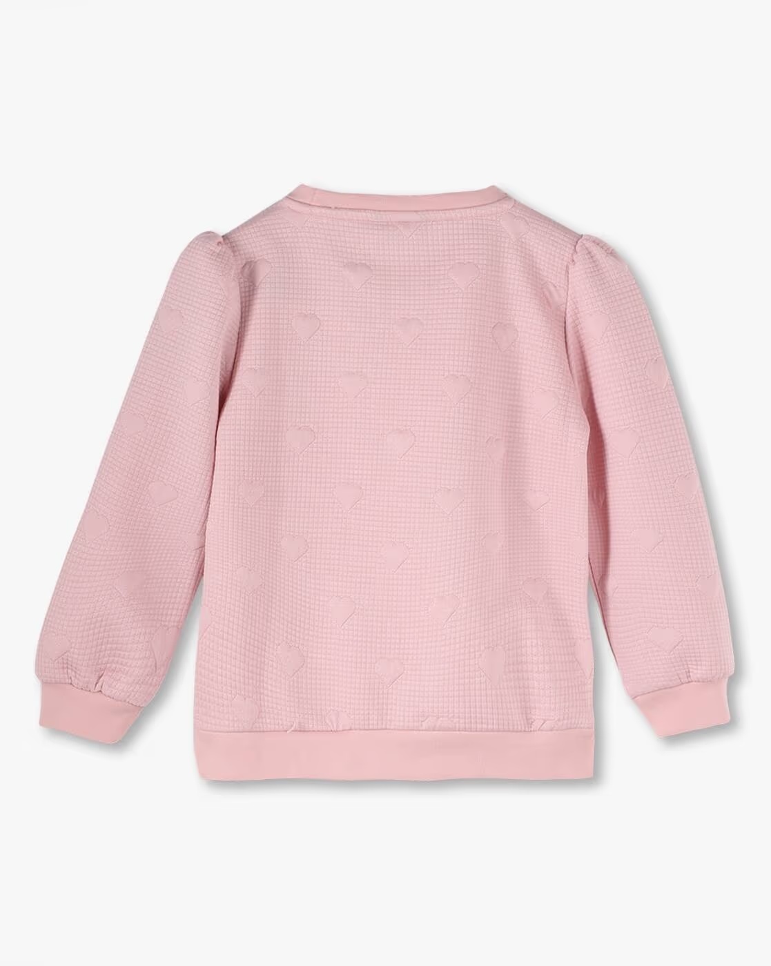 Girls Checked Regular Fit Sweatshirt - KG FRENDZ Pink